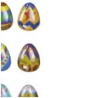 naklejki wypukle wielkanocne pisanki titanum 15 szt