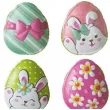 naklejki wypukle wielkanocne zajaczki na jajkach arpex