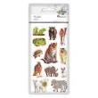 naklejki zwierzaki ze zloconiem mix titanum 12 szt