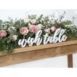 napis wish table bialy partydeco 1 szt