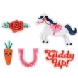 naprasowanki giddy up partydeco 2 7x3 5 7 cm