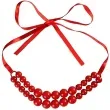naszyjnik czerwone korale kraszek