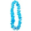 naszyjnik hawajski kwiaty niebieski jasny 100 cm