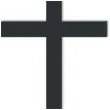 naszyjnik krzyz classic xl czarny 24 cm
