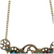 naszyjnik steampunkowe mechanizmy miedziany boland