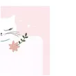 notes kotek pastelowy roz partydeco 40 kart