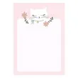 notes kotek pastelowy roz partydeco 40 kart