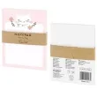 notes kotek pastelowy roz partydeco 40 kart