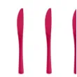 noze plastikowe classic fuksja partypal 10 szt