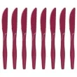 noze plastikowe classic godan bordowe 16 5 cm 8 szt