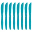 noze plastikowe classic godan turkusowe 18 cm 8 szt