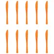 noze plastikowe classic pomaranczowe partypal 10 szt