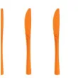 noze plastikowe classic pomaranczowe partypal 10 szt