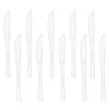 noze plastikowe dlugie bialy partypal 10 szt