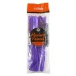 noze plastikowe fioletowe transparentne 15 cm 10 szt