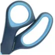 nozyczki ergonomiczne niebieskie titanum 20 cm