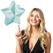 obciaznik do balonow gwiazda jasnoniebieska qualatex 150g