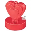 obciaznik do balonow serca czerwony qualatex