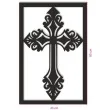 obraz azurowy krzyz gotycki czarny 40x60 cm