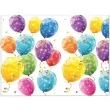 obrus foliowy balony sparkling balloons procos 180x120 cm