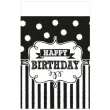 obrus foliowy chalkboard birthday amscan 243x137 cm