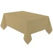 obrus foliowy creme brulee bezowy amscan 274x137 cm