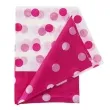 obrus foliowy grochy rozowo bialy godan 181 x 128 cm