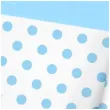 obrus foliowy groszki niebieski partypal 137 x 274 cm