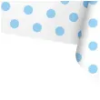 obrus foliowy groszki niebieski partypal 137 x 274 cm