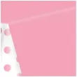 obrus foliowy groszki rozowy partypal 137 x 274 cm