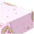 obrus foliowy jednorozec unicorn rainbow colors procos 180x120 cm