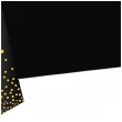 obrus foliowy konfetti czarny partypal 137 x 274 cm