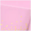 obrus foliowy konfetti rozowy partypal 137 x 274 cm