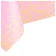 obrus foliowy konfetti rozowy partypal 137 x 274 cm