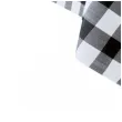 obrus foliowy kratka bialo czarny partypal 137 x 274cm