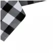 obrus foliowy kratka bialo czarny partypal 137 x 274cm
