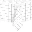 obrus foliowy kratka czarno biala partypal 137x274 cm