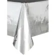 obrus foliowy metaliczny srebrny dekoracjepolska 137 x 274 cm