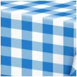 obrus foliowy niebieska kratka partypal 274x137 cm