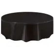 obrus foliowy okragly unique czarny 213 cm