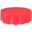 obrus foliowy okragly unique czerwony 213 cm
