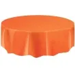 obrus foliowy okragly unique pomaranczowy 213 cm