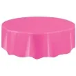 obrus foliowy okragly unique rozowy 213 cm