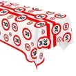 obrus foliowy urodziny 30 traffic birthday 136x270 cm