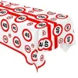 obrus foliowy urodziny 40 traffic birthday 136x270 cm