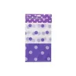 obrus foliowy w grochy fioletowy 128x181 cm