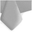 obrus papierowy biale kropki szary maki 180x120 cm