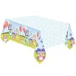obrus papierowy bluey i bingo wiosenna kompozycja amscan 120 x 180 cm