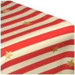 obrus papierowy jednorazowy cyrk pasy i gwiazdy dekoracja stolu na urodziny 180 x 120 cm