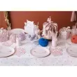 obrus papierowy kocie lapki rozowy jasny partydeco 120 x 180 cm